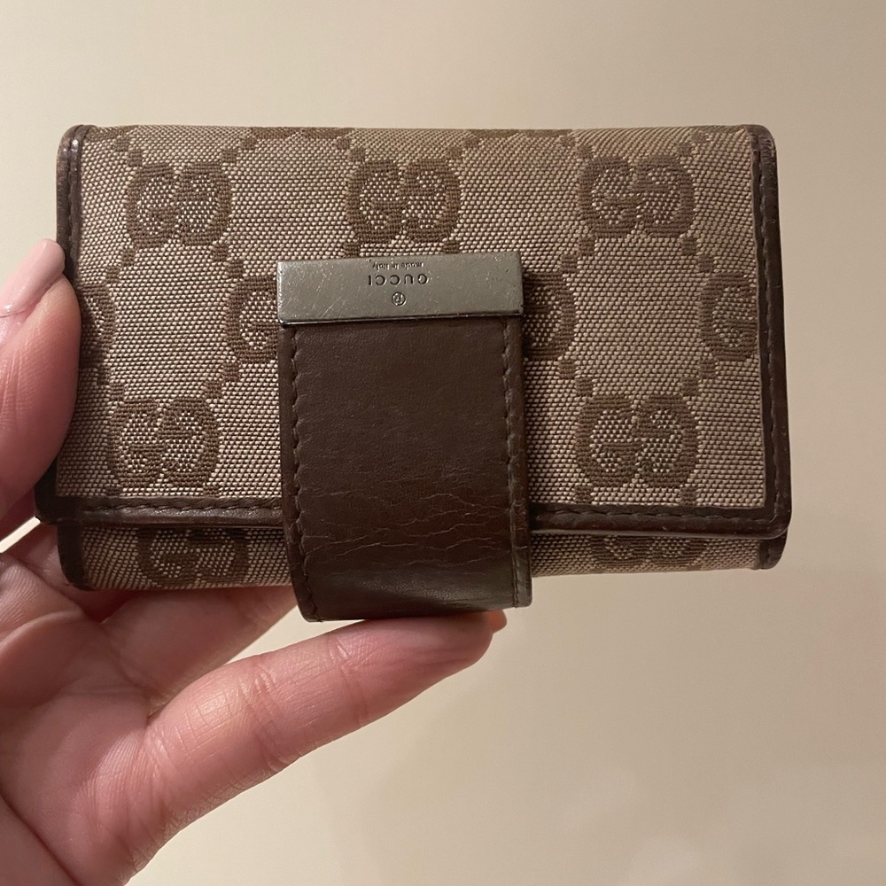 Gucci Brown Monogram Wallet